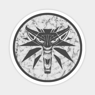 The Witcher Wolf Medallion Magnet